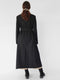 'TOOMANA’ belted coat in BLACK WOOL / CASHMERE