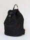 Vela tessuto backpack in black nylon and leather