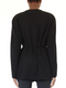 minimal jacket in black viscose