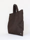 'Sam' reversible tote bag in brown nylon