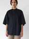 ‘Raul' shirt in black stretch cotton