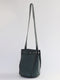 Big Bucket Bag in Dark Green Leather