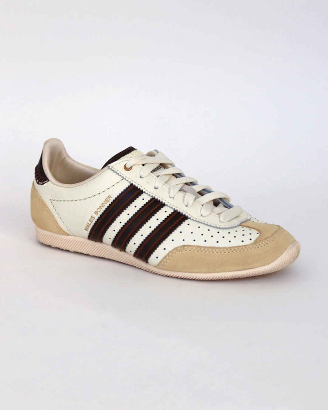 ADIDAS JAPAN TRAINER IN CREAM LEATHER