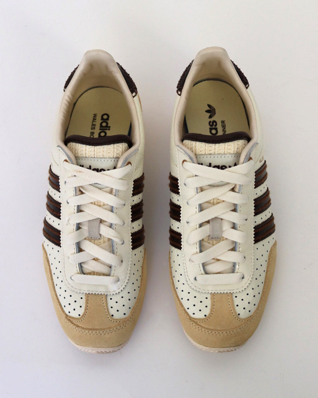 ADIDAS JAPAN TRAINER IN CREAM LEATHER